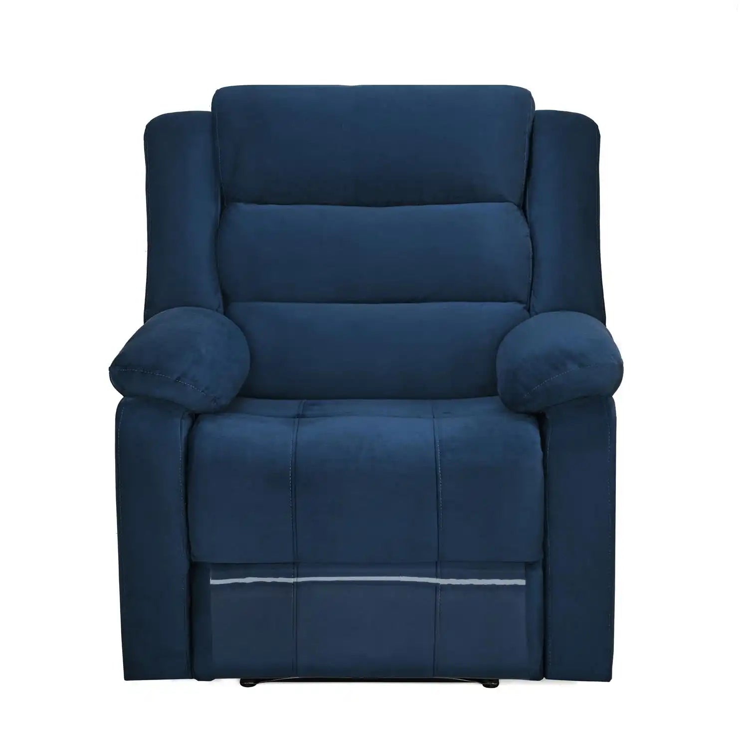 Nilkamal Sierra 1 Seater Manual Recliner Sofa (Blue)