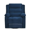 Nilkamal Sierra 1 Seater Rocker & Swivel Recliner Sofa (Blue)