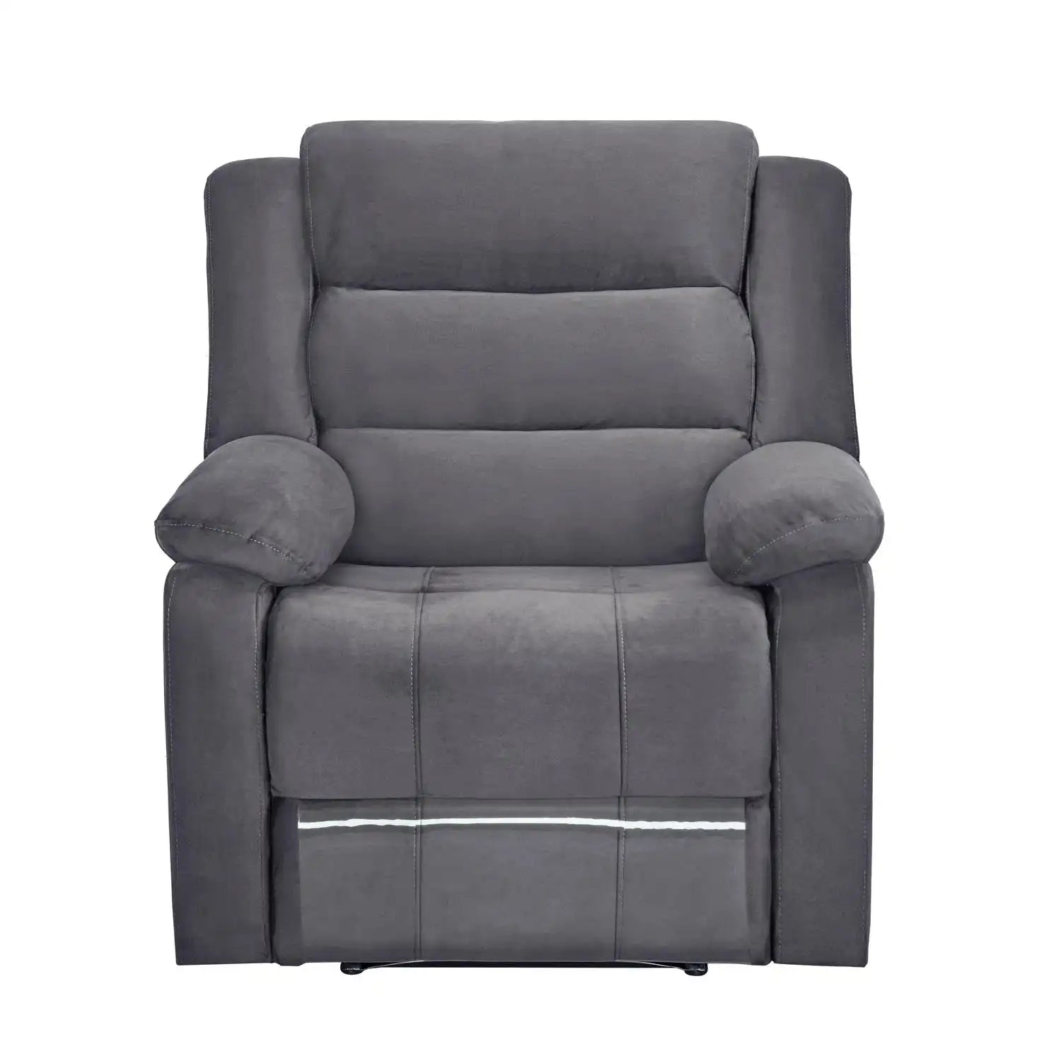 Nilkamal Sierra 1 Seater Manual Recliner Sofa (Brown)