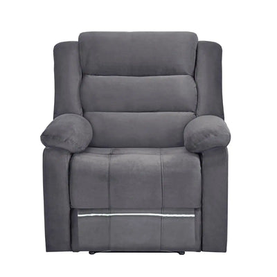 Nilkamal Sierra 1 Seater Manual Recliner Sofa (Brown)