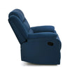 Nilkamal Sierra 1 Seater Manual Recliner Sofa (Blue) - Side View 2