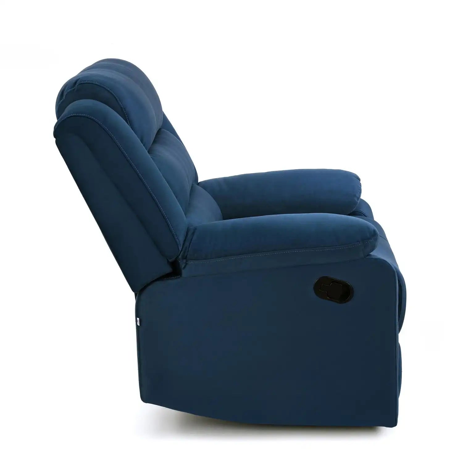 Nilkamal Sierra 1 Seater Manual Recliner Sofa (Blue)