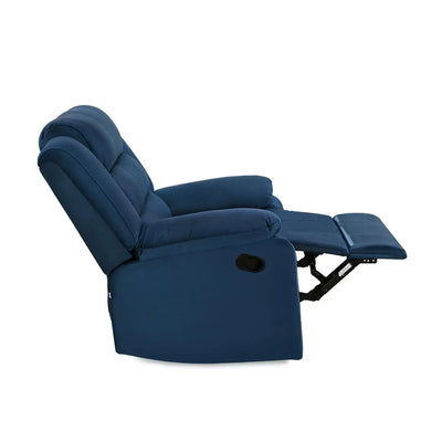 Nilkamal Sierra 1 Seater Manual Recliner Sofa (Blue)