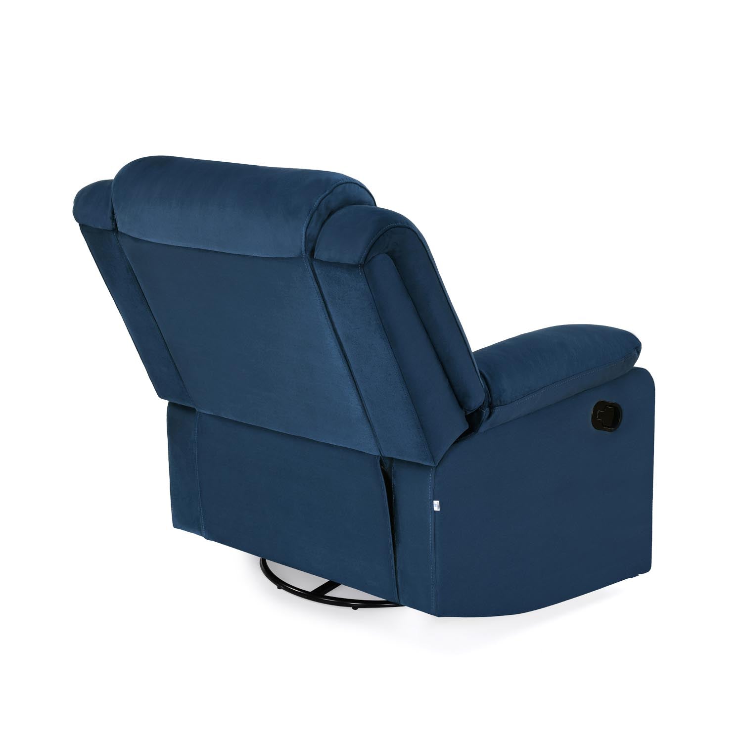 Nilkamal Sierra 1 Seater Rocker & Swivel Recliner Sofa (Blue)