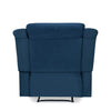 Nilkamal Sierra 1 Seater Manual Recliner Sofa (Blue) - Back View