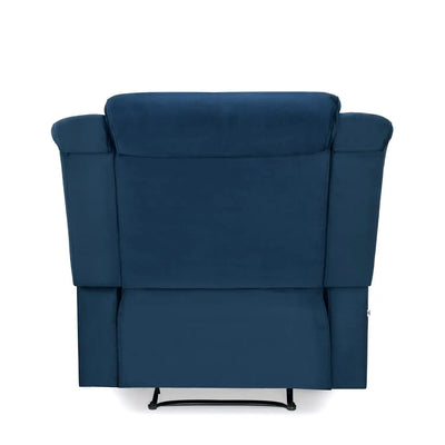 Nilkamal Sierra 1 Seater Manual Recliner Sofa (Blue)