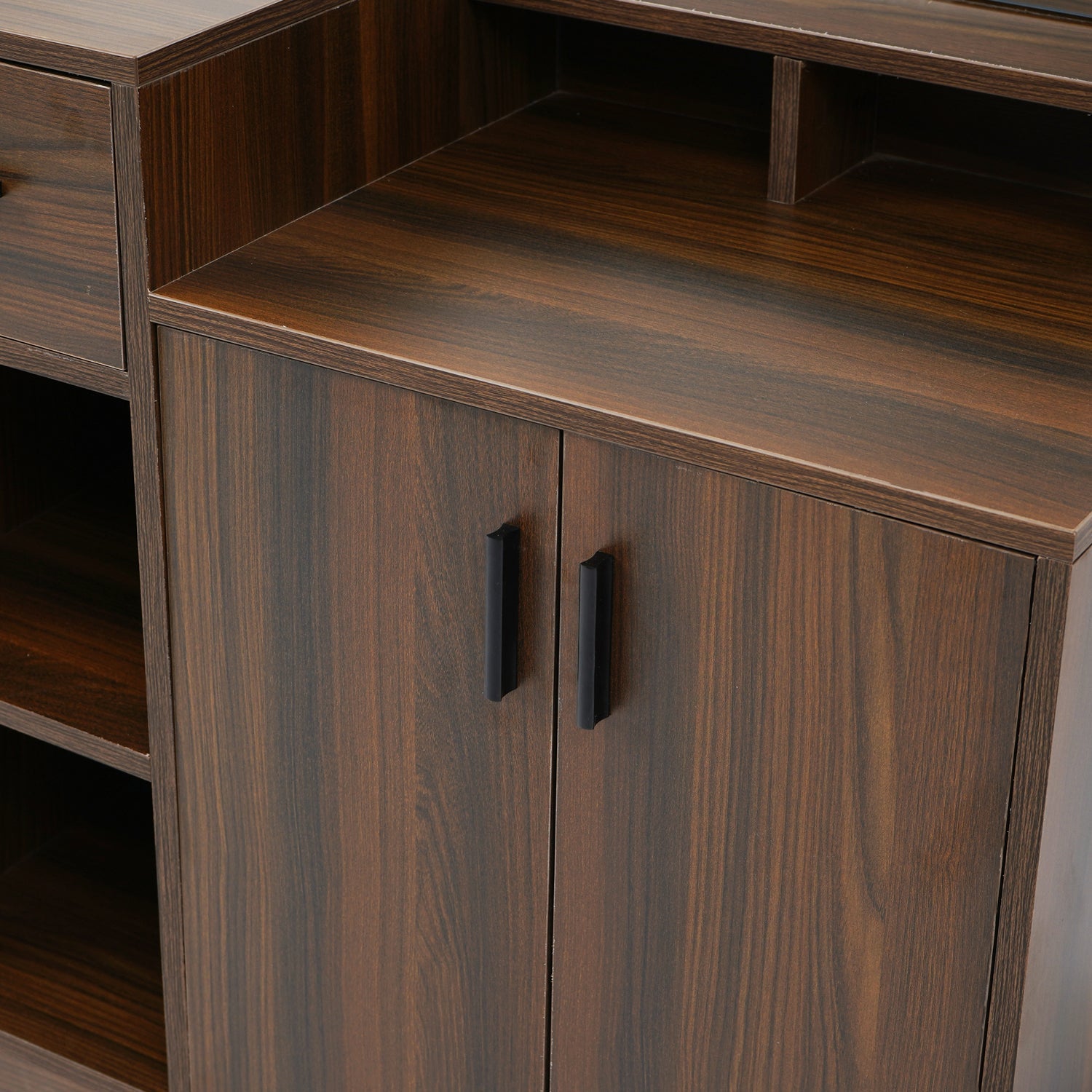 Nilkamal Dyson Dresser with Mirror (Classic Walnut)