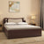 Nilkamal Daffodil King Bed with Box Storage (Walnut)