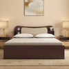 Nilkamal Daffodil King Bed with Box Storage (Walnut)