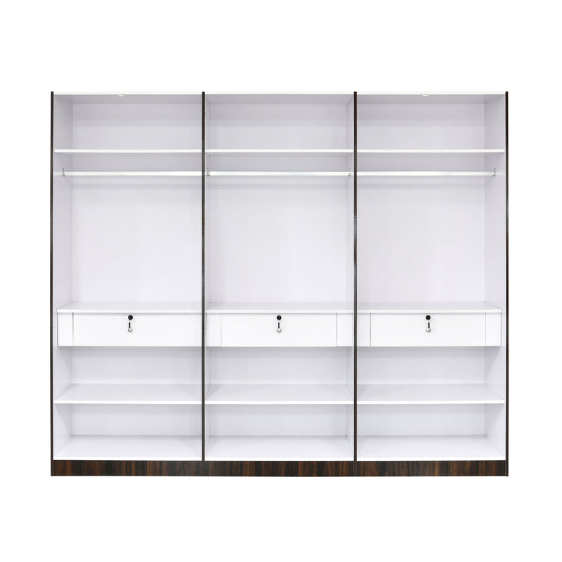 Nilkamal Estana 6 Door Wardrobe (Brown)