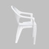 Nilkamal Exotica Plastic Arm Chair (Milky White) - Side View