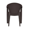 Nilkamal Exotica Plastic Arm Chair (Season Rust Brown) - Back View