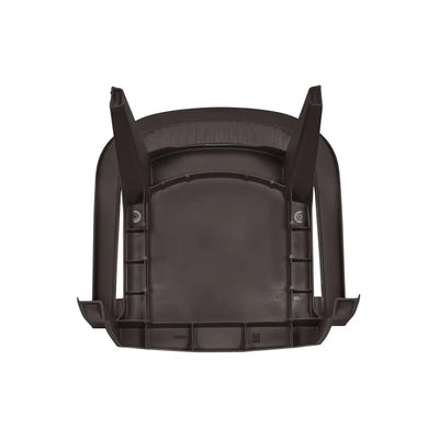 Nilkamal Exotica Plastic Arm Chair (Season Rust Brown) - Bottom View