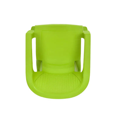 Nilkamal Exotica Plastic Arm Chair (Lush Green) - Top View