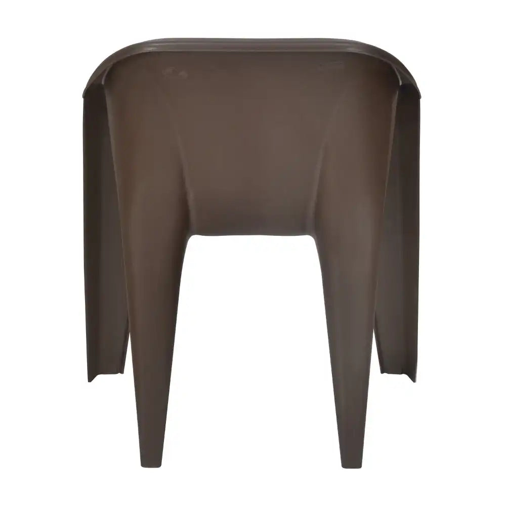 Nilkamal Eeezy Go Plastic Chair Season Rust Brown – Back View