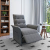 Nilkamal Electro 1 Seater Electric Recliner Sofa (Dark Grey) - Extended Leg rest Slight Side View