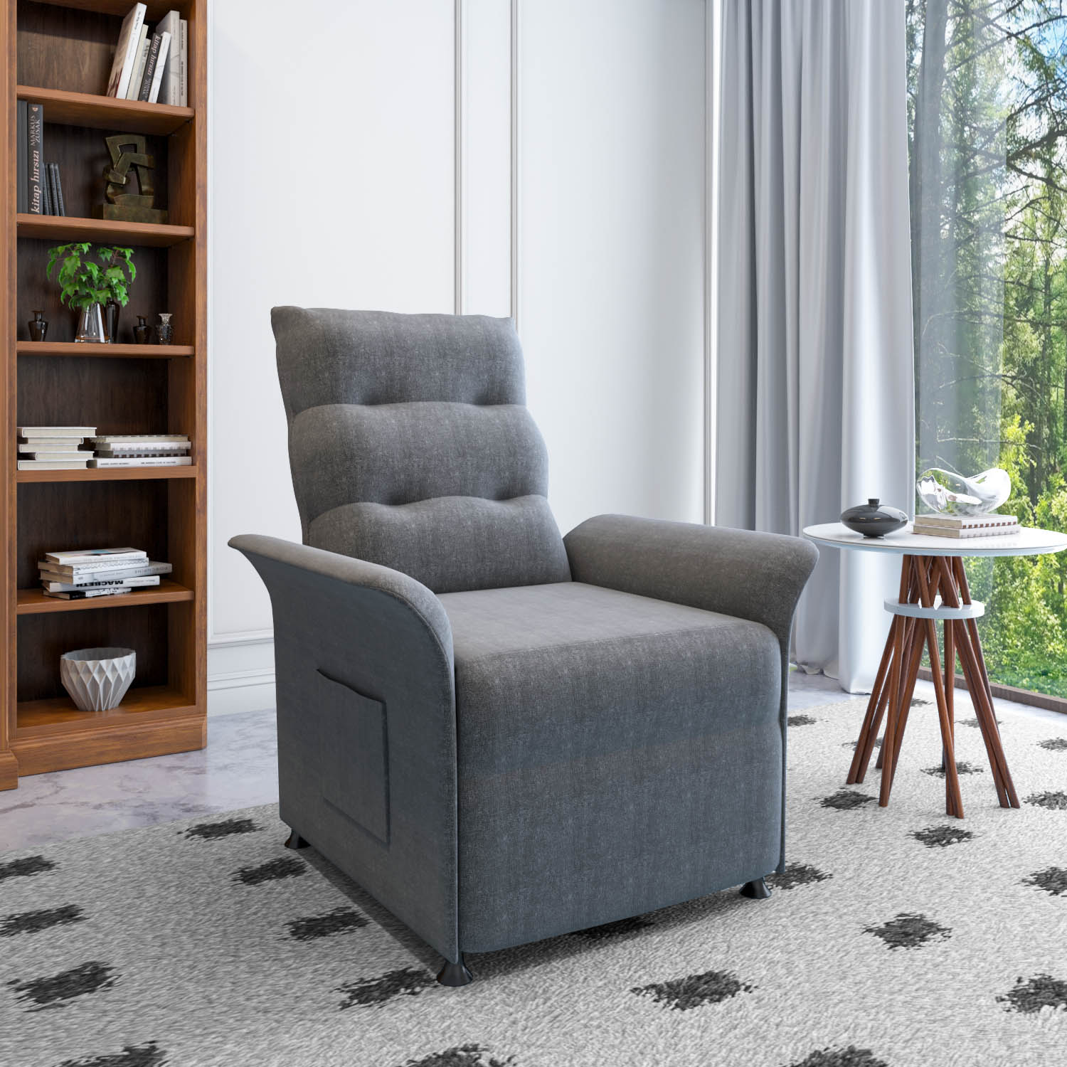 Buy Nilkamal Electro Seater Electric Recliner Sofa (Dark Grey)