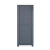 Nilkamal Freedom Big 2 Plastic Cabinet (Deep Blue & Grey)