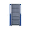 Nilkamal Freedom Big 2 Plastic Cabinet (Deep Blue & Grey)