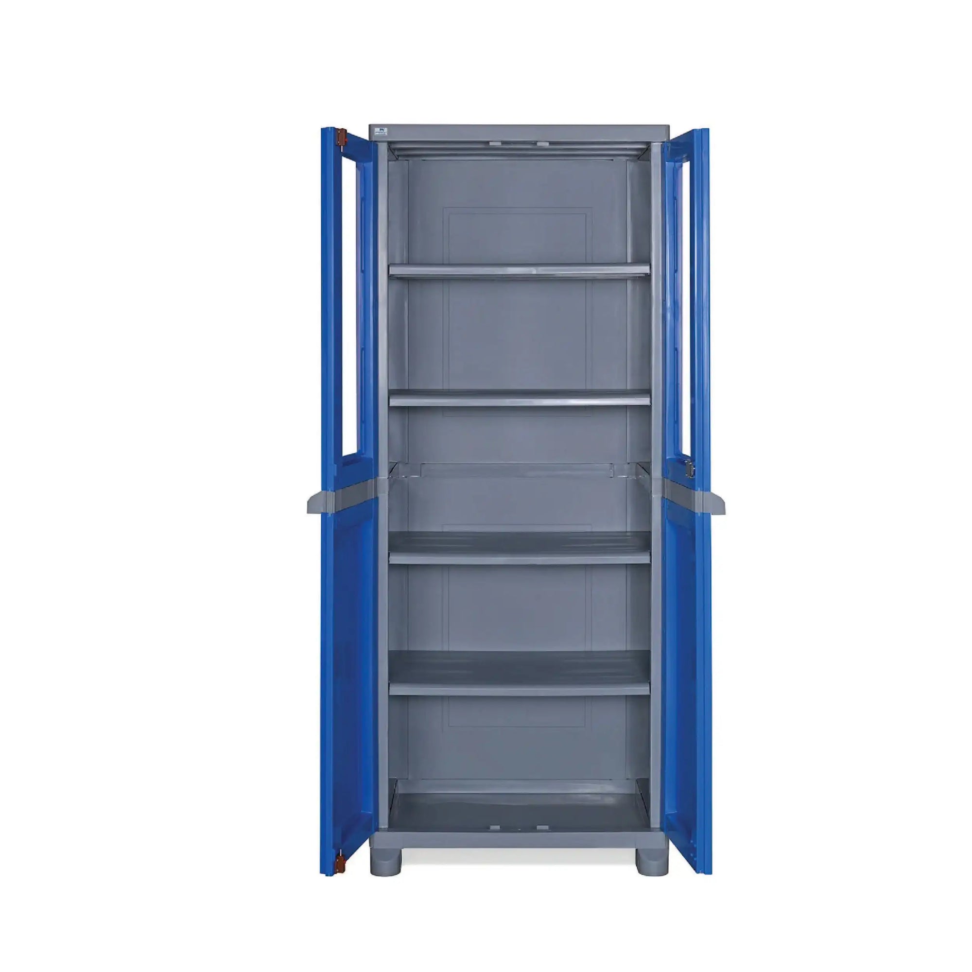 Nilkamal Freedom Big 2 Plastic Cabinet (Deep Blue & Grey)