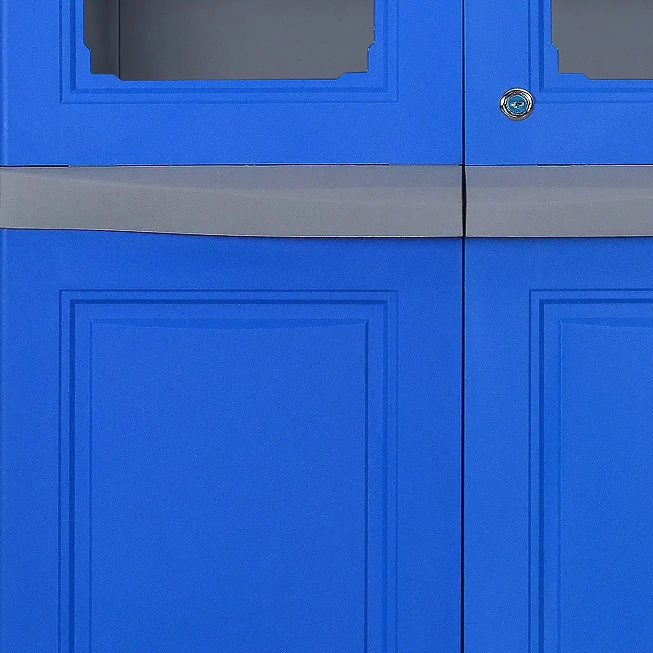 Nilkamal Freedom Big 2 Plastic Cabinet (Deep Blue & Grey)