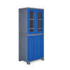 Nilkamal Freedom Big 2 Plastic Cabinet (Deep Blue & Grey)