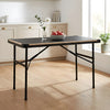 Nilkamal Feast 4 ft Blow Foldable Rectangle Table (Brown)