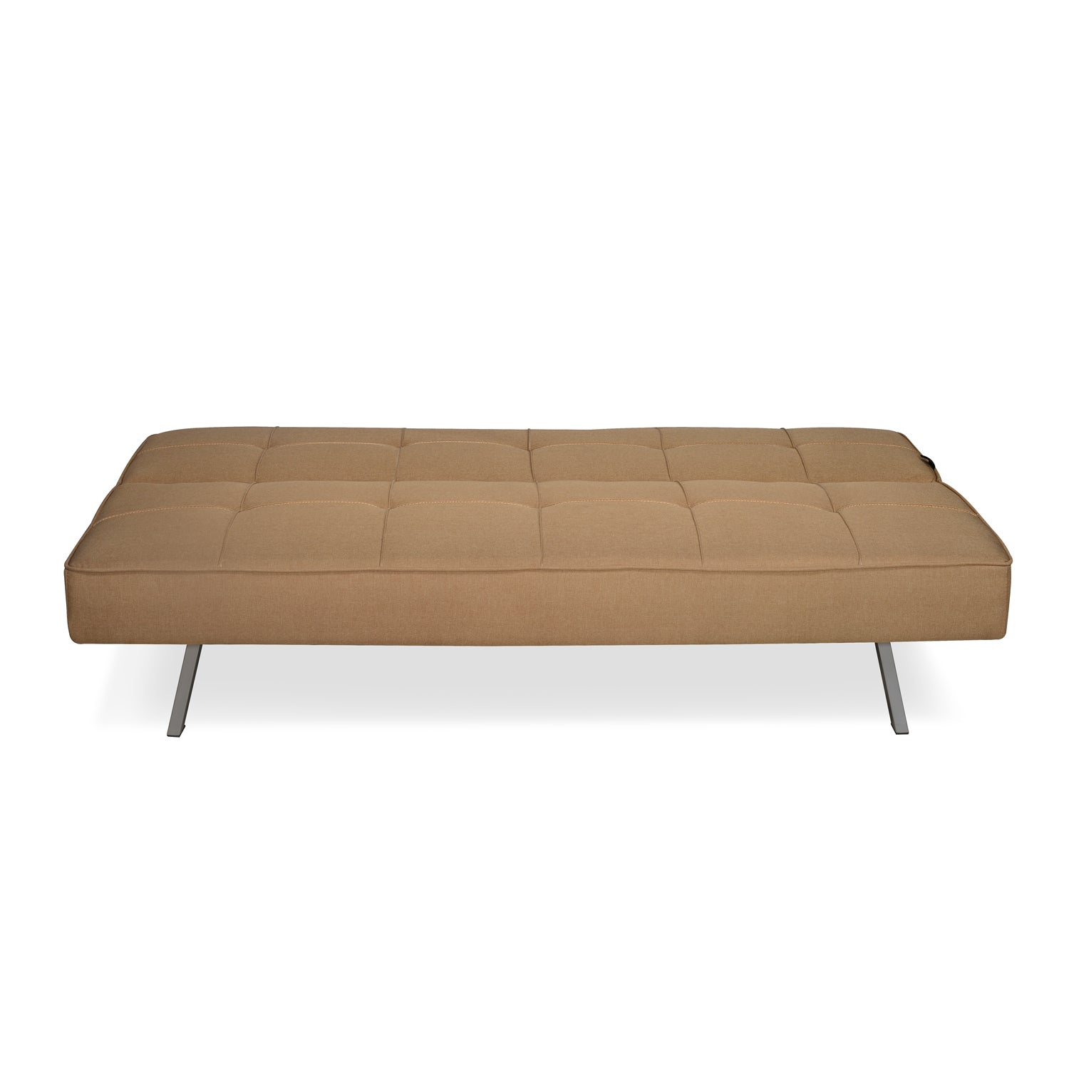 Nilkamal Felecia Fabric Sofa Cum Bed (Dark Beige)