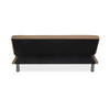Nilkamal Felecia Fabric Sofa Cum Bed (Dark Beige)