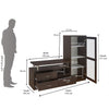 Nilkamal Felix Wall Unit (Coffee)