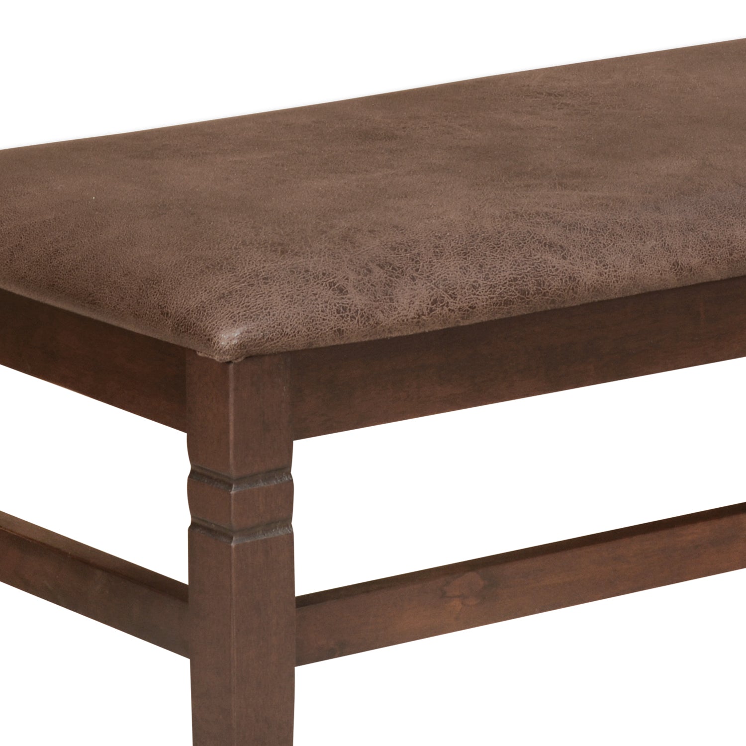 Nilkamal Fern 4 Seater Dining Set With Bench (Erin Brown)