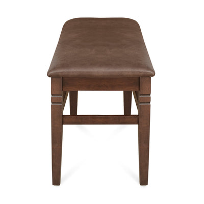 Nilkamal Fern 4 Seater Dining Set With Bench (Erin Brown)