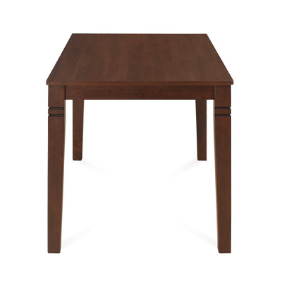 Nilkamal Fern 4 Seater Dining Set With Bench (Erin Brown)