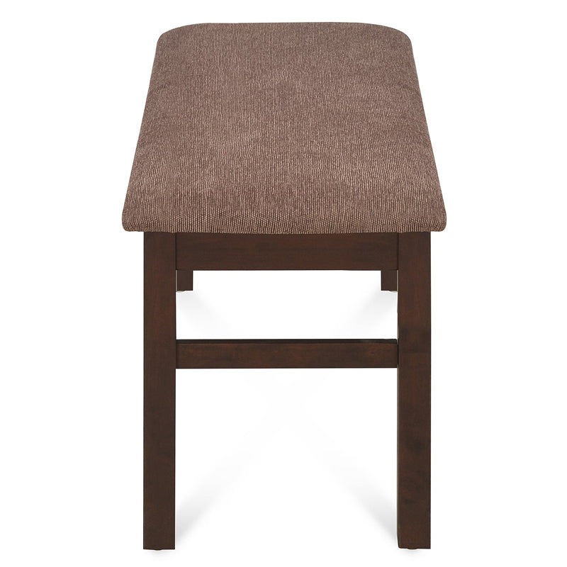 Nilkamal Gem 6 Seater Dining Set With Bench (Cappuccino)