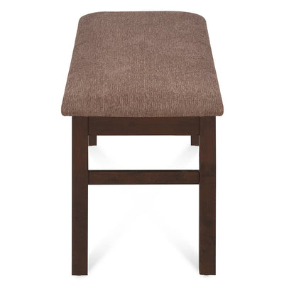 Nilkamal Gem 6 Seater Dining Set With Bench (Cappuccino)