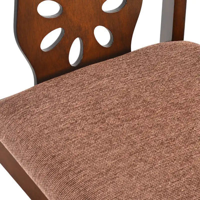 Nilkamal Sutlej 4 Seater Dining Set (Antique Cherry)