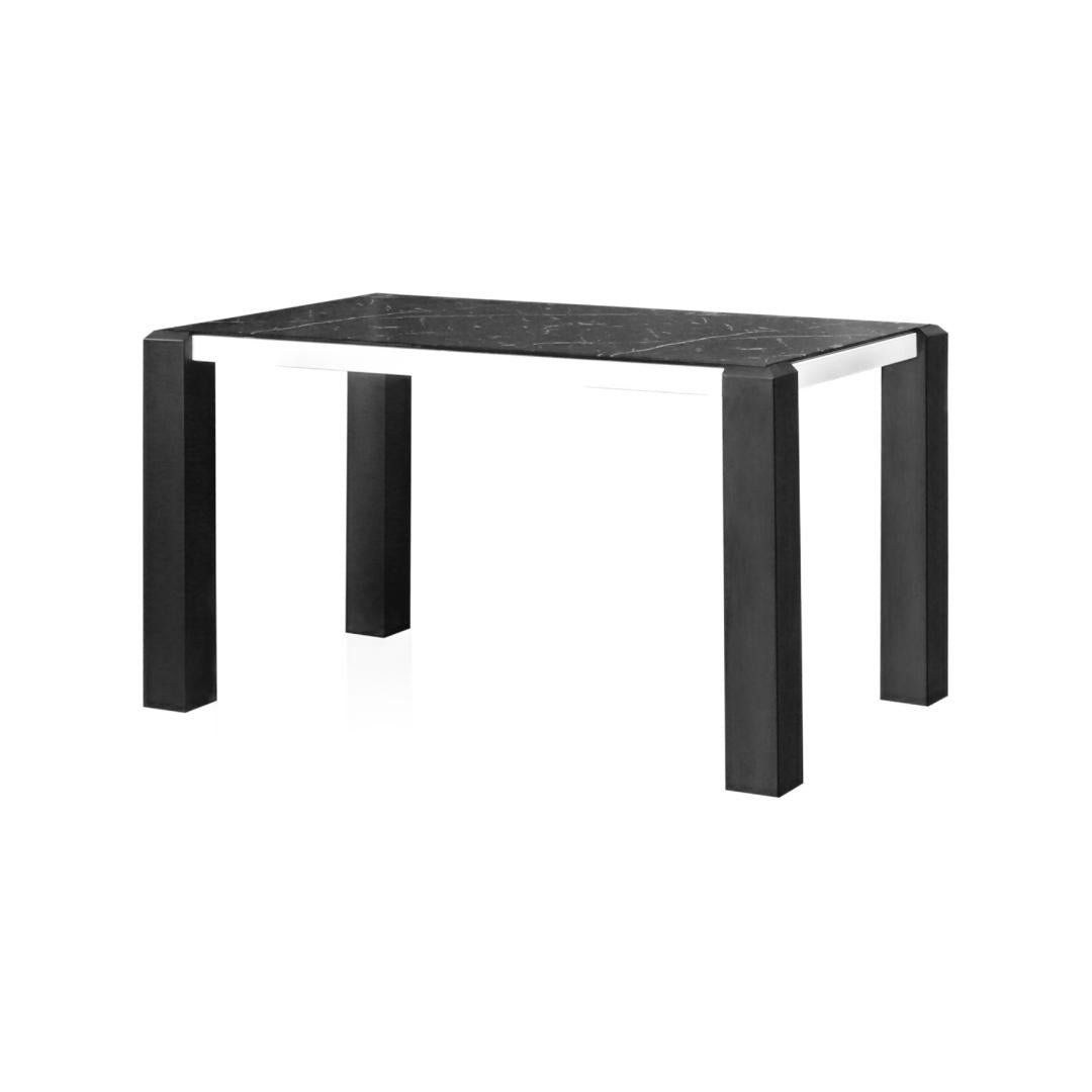 Nilkamal Fortica 6 Seater Dining Table (Black)