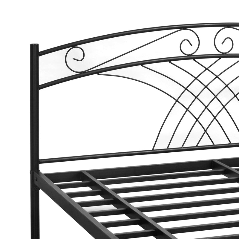 Nilkamal Nimbo Metal King Bed (Black)