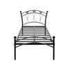 Nilkamal Hydra Metal Single Bed (Black)