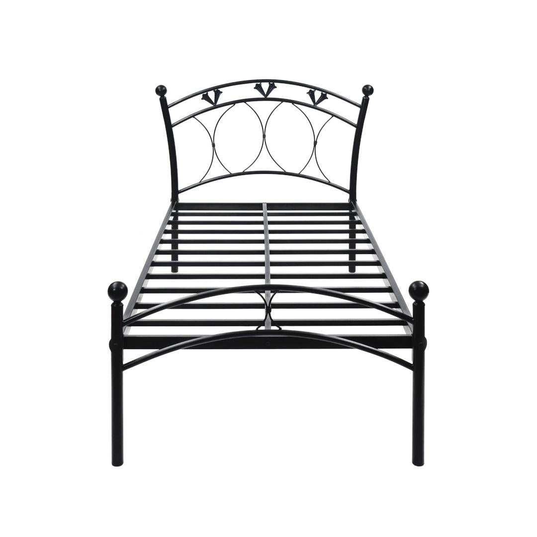 Nilkamal Hydra Metal Single Bed (Black)