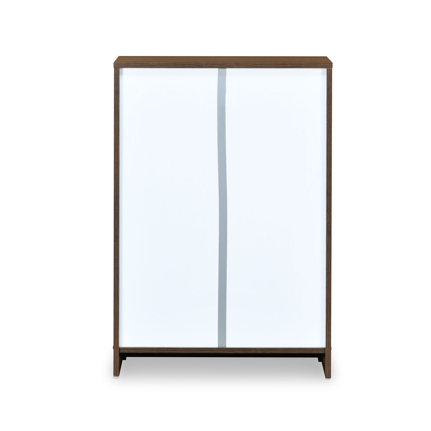 Nilkamal Florine Engineered Wood 2 Tier Shoe Cabinet (Walnut & Wenge)