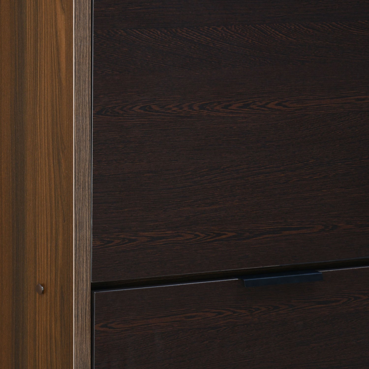 Nilkamal Florine 3 Tier Engineered Wood Shoe Cabinet (Walnut & Wenge)