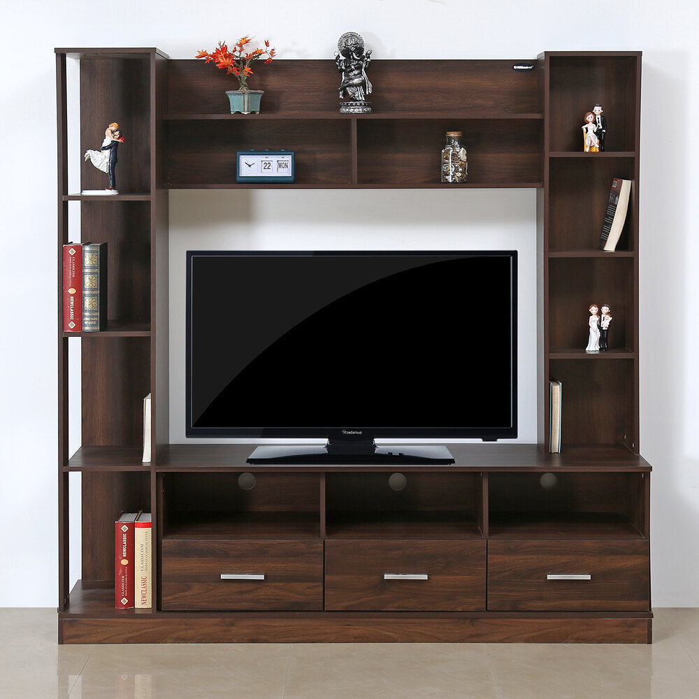 Nilkamal Florito Wall Unit (Walnut / Hiland Pine)