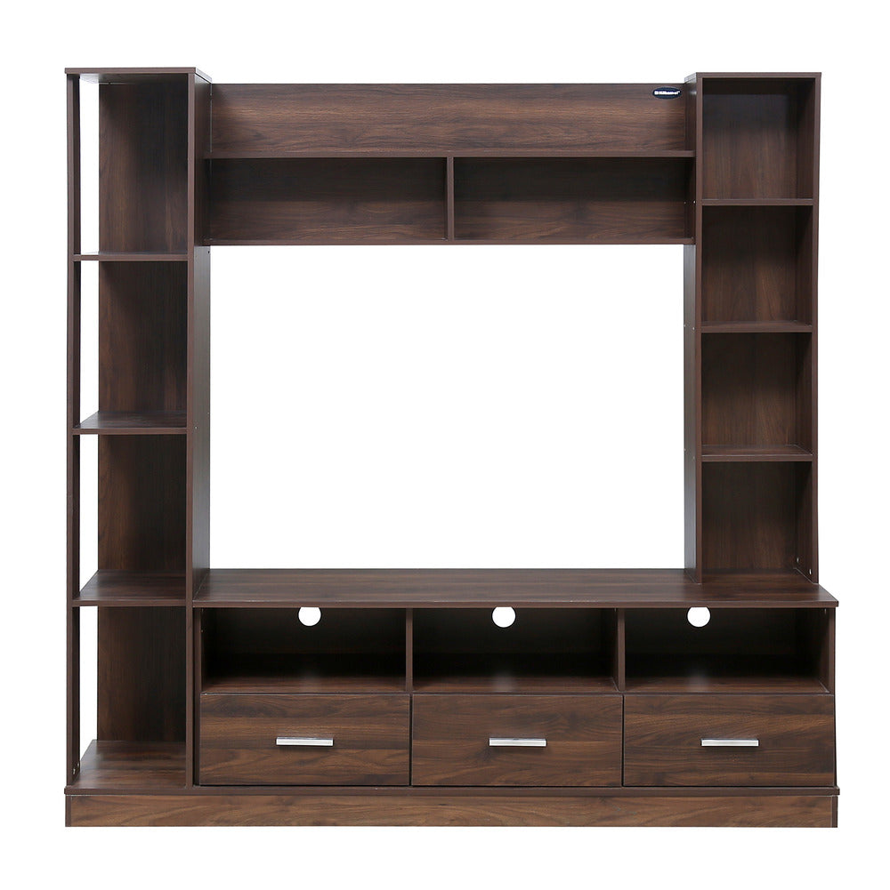 Nilkamal Florito Wall Unit (Walnut / Hiland Pine)