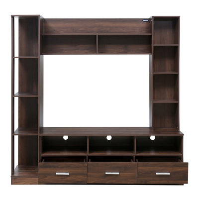 Nilkamal Florito Wall Unit (Walnut / Hiland Pine)