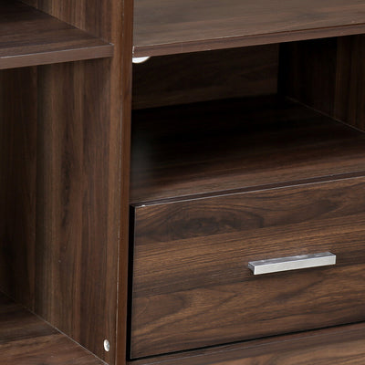 Nilkamal Florito Wall Unit (Walnut / Hiland Pine)