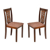 Nilkamal Sutlej Dining Chair Set of 2 (Antique Cherry)