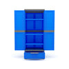 Nilkamal Freedom FMDR 1B Plastic Storage Cabinet with 1 Drawer (Deep Blue / Grey)