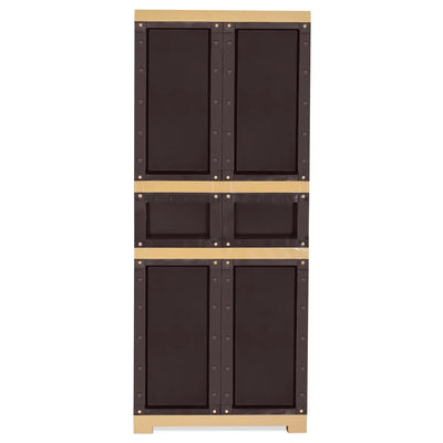 Nilkamal Freedom FMDR 1C Plastic Cabinet with 1 Drawer (Brown & Biscuit)