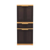 Nilkamal Freedom FMDR 1C Plastic Cabinet with 1 Drawer (Brown & Biscuit)